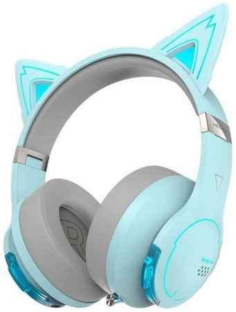 Наушники с микрофоном Edifier G5BT Cat голубое небо/серый мониторные BT оголовье