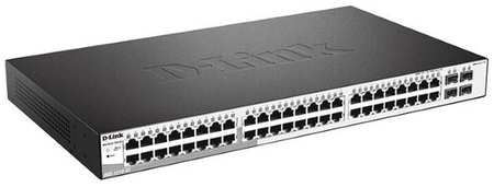 Коммутатор D-Link DGS-1210-52/F3A, 48 портов 10/100/1000 Base, 4 порта SFP, поддержка VLAN и IPv6 198369414715
