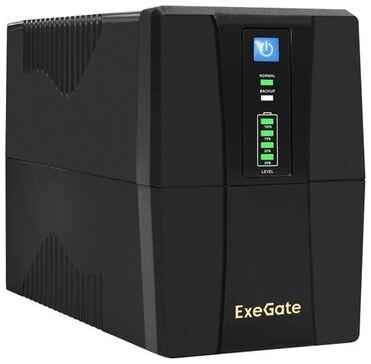 Источник бесперебойного питания ExeGate Power Back BNB-1000. LED. AVR.4C13. RJ. USB (EX292784RUS)