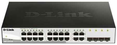 D-Link DGS-1210-20/F2A Настраиваемый коммутатор WebSmart с 16 портами 10/100/1000Base-T и 4 комбо-портами 100/1000Base-T/SFP 198369843751