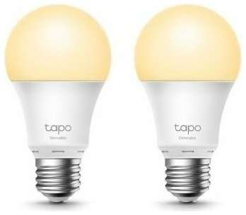 Умная лампа TP-Link Tapo L510E (2pack) E27 8.7Вт 806lm Wi-Fi (упак:2шт) (TAPO L510E(2-PACK)) 198375592304