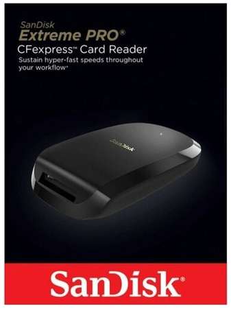 Кардридер SanDisk Extreme PRO CFexpress Card Reader USB 3.1 Gen2 Type C (SDDR-F451-GNGNN) 198378425444