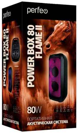 Perfeo ПАС “Power Box 80 Flame II” 80BT, 2 б/п микрофона 198380432017