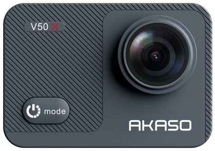 Экшн-камера AKASO V50X, 20МП, 3840x2160, 1350 мА·ч, черный 198380780780