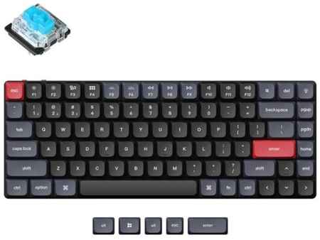 Беспроводная механическая ультратонкая клавиатура QMK Keychron K3 Pro, 84 клавиши, RGB-подсветка, Gateron Blue Switch 198384021828