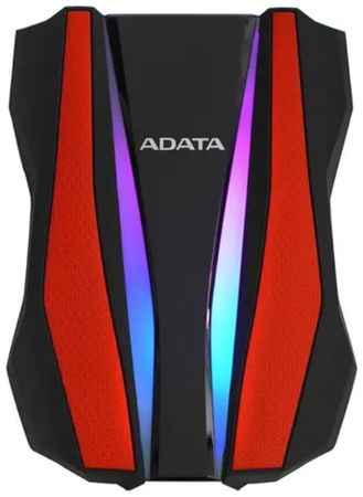 A-Data 1 ТБ Внешний HDD ADATA HD770G, USB 3.2 Gen 1, черный/красный 198385449530