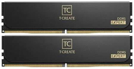 Модуль памяти Team Group 32GB (16GBx2) DDR5 6000 DIMM T-CREATE EXPERT(BK) CTCED532G6000HC38ADC01 CL38-38-38-78 1.25V 198387396380