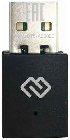 Сетевой адаптер Wi-Fi + Bluetooth Digma DWA-BT5-AC600C AC600 USB 2.0 (ант. внутр.) 1ант. (упак:1шт) 198388042148