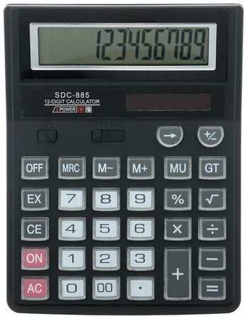 Сима-лэнд Калькулятор настольный, 12 - разрядный, SDC - 885 198390526703