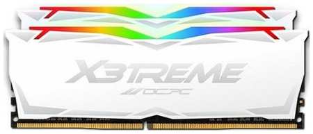 Оперативная память для компьютера 64Gb (2x32Gb) PC4-25600 3200MHz DDR4 DIMM CL16 OCPC X3 RGB MMX3A2K64GD432C16W