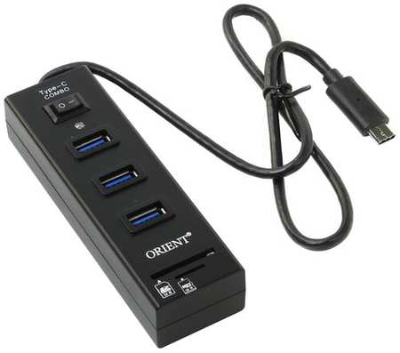 USB-концентратор Orient JK-331 Black 198393963844