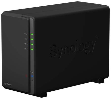 Сетевое хранилище Synology DS218play черный 198395121555
