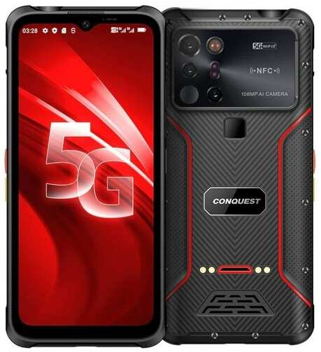 Смартфон Conquest S23T 12/256 ГБ, Dual nano SIM, красный 198397303822