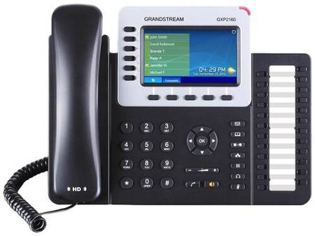 VoIP-телефон Grandstream GXP2160 черный 1984038306