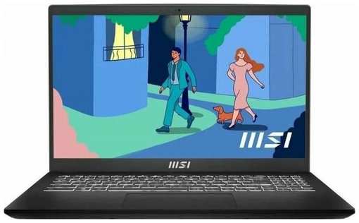 Ноутбук MSI Modern 15H, 15.6″ (1920x1080) IPS/Intel Core i7-13700H/16ГБ DDR4/512ГБ SSD/Iris Xe Graphics/Без ОС, черный (9S7-15H411-097) 19841774227