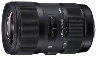 Объектив Sigma AF 18-35mm f/1.8 DC HSM Art Canon EF-S, черный 1984240192