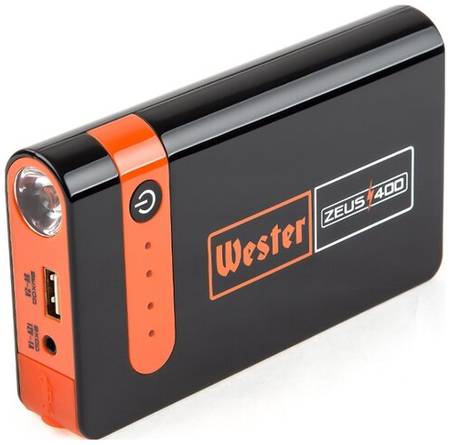 Пуско-зарядное устройство Wester Zeus 400 черный / оранжевый 19844012777140