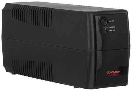 Интерактивный ИБП ExeGate Power Back BNB 600 black 19844021604560