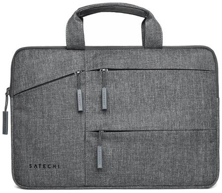 Сумка Satechi Water-Resistant Laptop Carrying Case with Pockets 15″ gray 19844036741971
