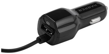 Автомобильное зарядное устройство HARPER CCH-3115 , USB + кабель 8-pin