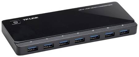 USB-концентратор TP-LINK UH720, разъемов: 7, 100 см, черный 19844042175728