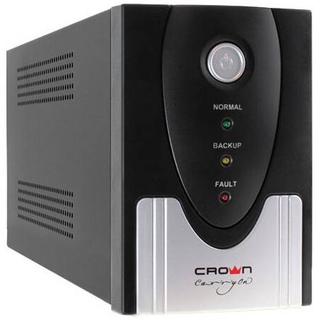 Интерактивный ИБП CROWN MICRO CMU-SP650 IEC USB черный/серебристый 390 Вт 19844050224939