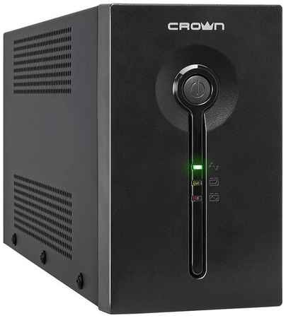 Интерактивный ИБП CROWN MICRO CMU-SP650 Euro черный 360 Вт 19844051698464