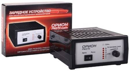 Зарядное устройство Оборонприбор Орион PW270 черный 0.4 А 7 А 19844058096358