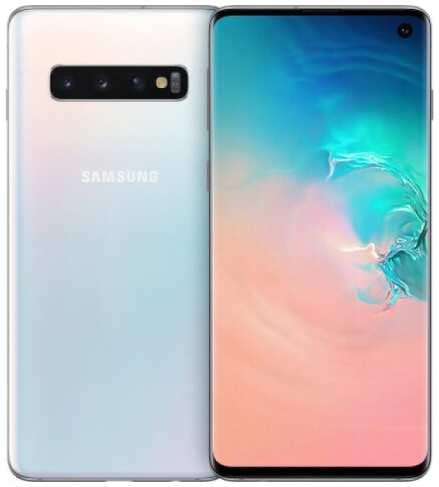 Смартфон Samsung Galaxy S10+ 8/128 ГБ, Dual nano SIM, перламутр