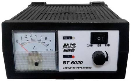 Зарядное устройство AVS Energy BT-6020 черный 19844064204252