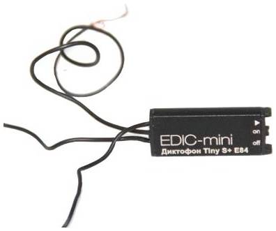 Диктофон Edic-mini Tiny S+ E84-150hq черный 19844077843082