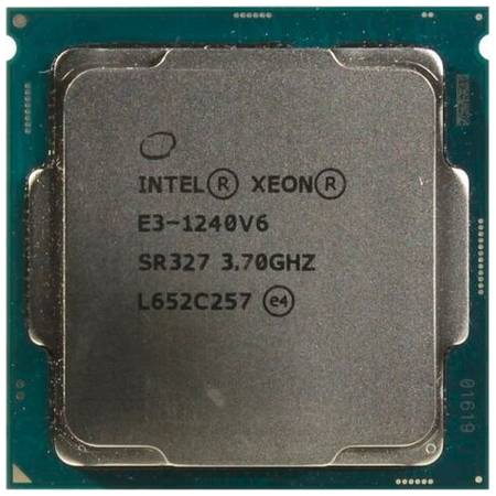 Процессор Intel Xeon E3-1240 v6 LGA1155, 4 x 3700 МГц, OEM