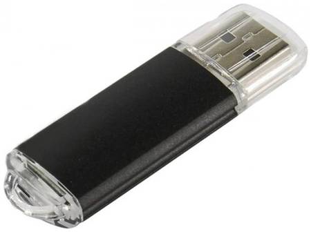 Флешка SmartBuy V-Cut USB 2.0 64 ГБ, 1 шт., черный 19844103255428