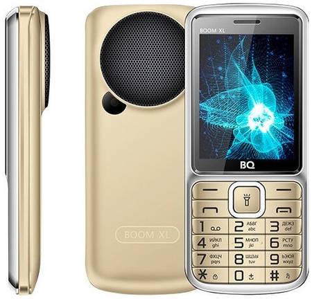Телефон BQ 2810 BOOM XL, 2 SIM, золотой