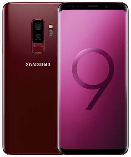 Смартфон Samsung Galaxy S9 Plus 6/128 ГБ, 2 SIM, бургунди