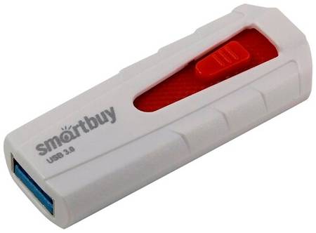 Флешка SmartBuy Iron USB 3.0 64 ГБ, 1 шт., бело-красный 19844118147954