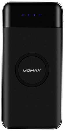 Портативный аккумулятор MOMAX iPower Air, черный, упаковка: коробка 19844128043579