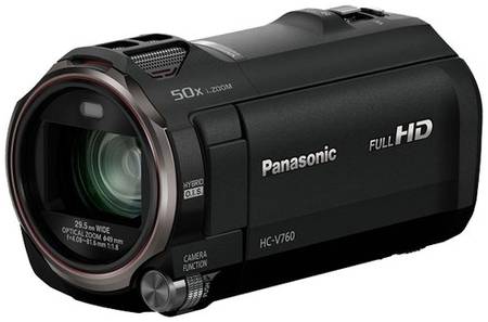 Видеокамера Panasonic HC-V760 черный 19844132608505