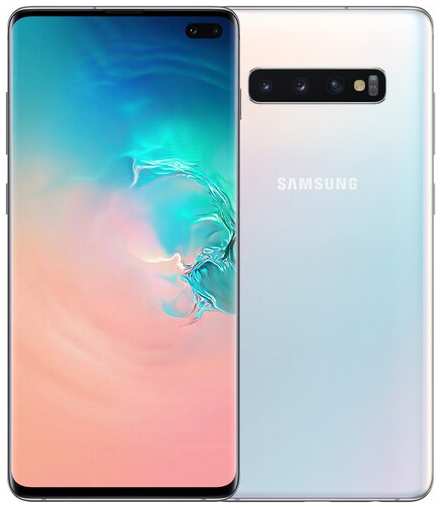 Смартфон Samsung Galaxy S10+ 8/128 ГБ RU, 2 SIM, перламутр