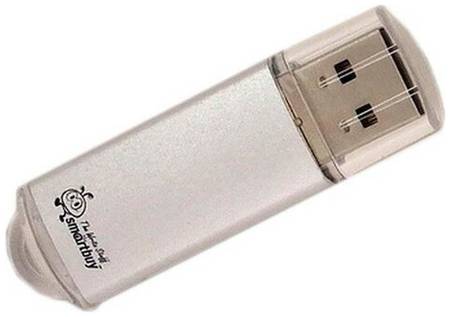 Флешка SmartBuy V-Cut USB 2.0 64 ГБ, 1 шт., серебристый 19844137565977