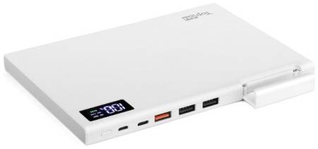 Универсальный внешний аккумулятор с функциями быстрой зарядки TopON 30000mAh (TOP-MAX2). QC3.0, Power Delivery. Type-C, Micro-USB, 3 USB-порта и кредл