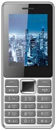 Телефон VERTEX D514 1/8 ГБ, 2 micro SIM, серебристый