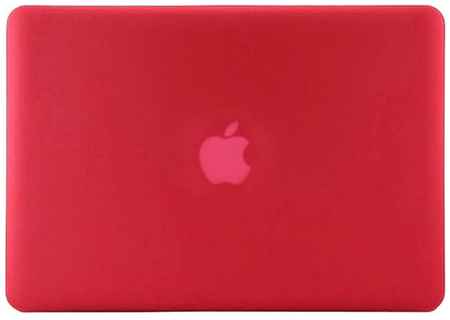 Пластиковая накладка для Macbook Pro 13 2022-2016 Hard Shell Case Красная