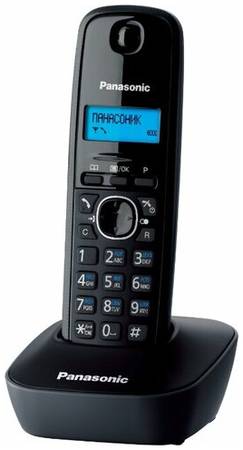 Радиотелефон Panasonic KX-TG1611 чёрный 19844188974974