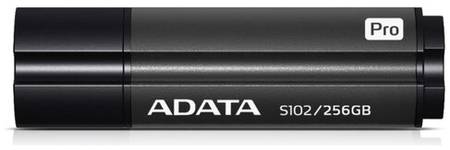 Флешка ADATA S102 Pro 256 GB, титаново-серый