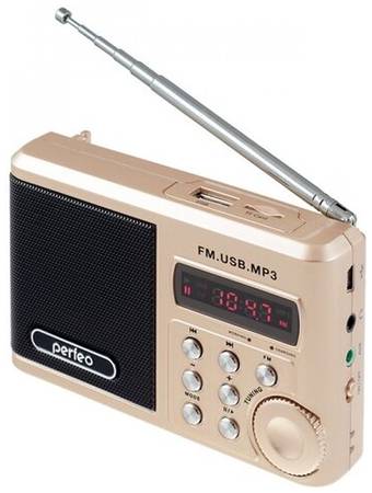 Радиоприемник Perfeo Sound Ranger SV922 золотистый 19844191807383