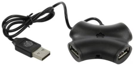 Концентратор-USB CBR CH-100 Black, 4 порта, USB 2.0 (CBR CH-100 ) 19844246286442