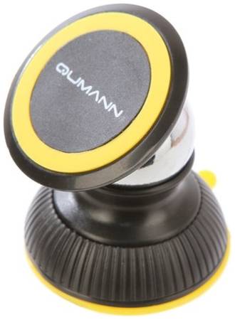 Магнитный держатель Qumann QHP-01 черный / желтый