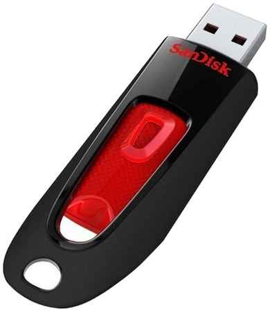 Флешка SanDisk Ultra 64 ГБ, черный/красный 19844249227100