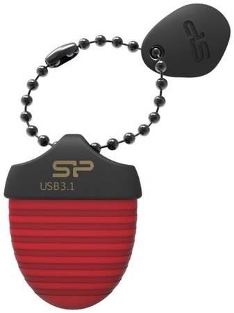 Флешка Silicon Power Jewel J30 16 ГБ, красный/черный 19844261057680